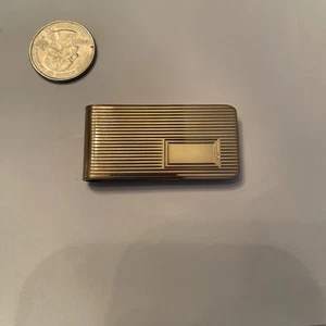 VTG Gold  Plate Money Clip S93 - Picture 1 of 3