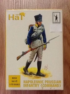 HAT Industries 1/72 Napoleonic Prussian Infantry Command X 36 # 8255 BRAND NEW - Picture 1 of 2