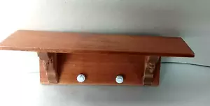 Ganchos colgantes artesanales de madera de cereza para casa de muñecas miniaturas escala 1:12 - Imagen 1 de 3