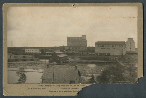 Canada Vintage Photograph - Lake of the Woods Milling Co Cover