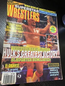 WWE WWE Superstar Wrestlers Magazine #44 1990 HULK HOGAN Wrestlemania - Picture 1 of 3