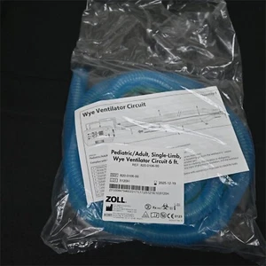 CASE Pulgadas Ventilador Circuito Tubo Corrugado 6 Pies Extremidad Única Adulto/Pediátrico - Imagen 1 de 4