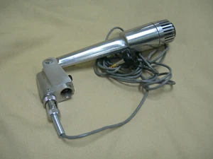 VINTAGE CHROME Dynamic Microphone HI-50kΩ LO-600Ω JAPAN MADE blues harp mic - Picture 1 of 4