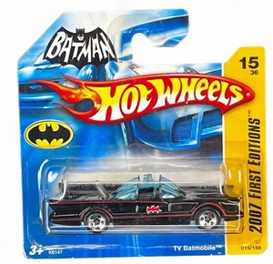 2007 Hot Wheels TV Batmobile First Editions #15/36 15/156 Half Card Diecast Car - Picture 1 of 16
