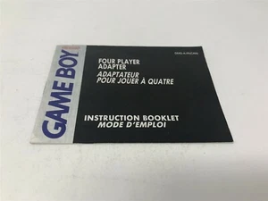 Adaptador Nintendo Game Boy Cuatro 4 Jugadores - Game Boy Color GBC - Solo Manual - - Imagen 1 de 1