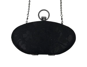Prabal Gurung for Target Black Lace Clutch on Chain Cosmetic Case Micro Bag Acc. - Picture 1 of 8