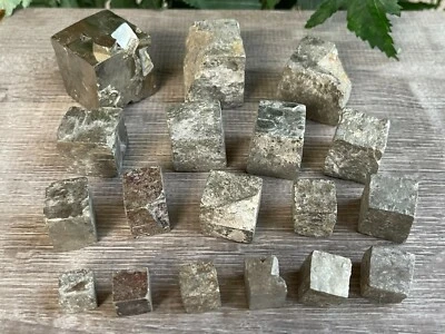 Rough Pyrite Cube, Natural Fools Gold Nugget, Wholesale Bulk Lot - Image 1 of 4