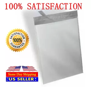 1000 Kombi 500 10x13 & 500 12x15,5 weiß Poly Versandtaschen selbstversiegelnd Versandtaschen - Bild 1 von 6