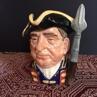 Royal Doulton Toby Jug Guardsman D6568 Williamsburg Collection Mint Cond. - Image 1 of 2