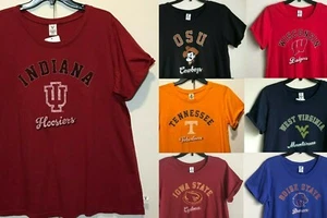 New NCAA Women's T-shirt College Shirt Various Teams Colors - Pick 1 - Picture 1 of 46