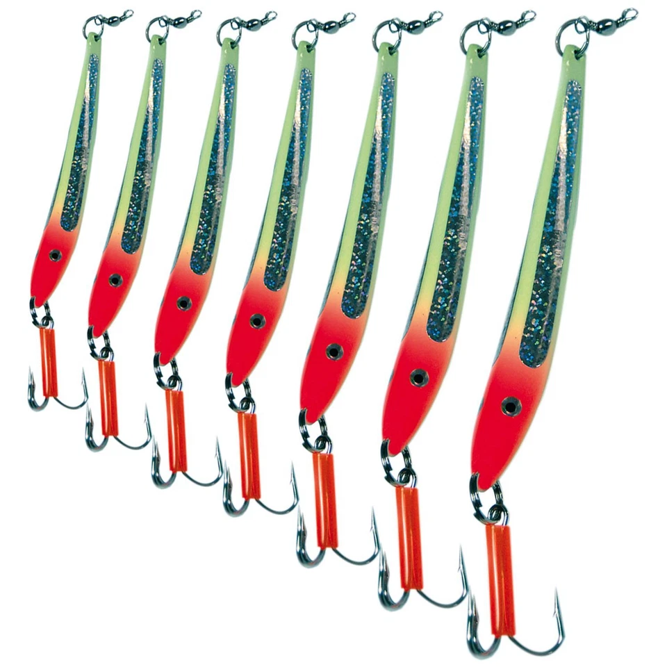 Bananen Pilker für Norwegen selbstleuchtend 60 - 500 g Leuchtpilker Meerespilker - Bild 1 von 1