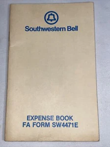 LIBRO SPESE PER DIPENDENTI VINTAGE SOUTHWESTERN BELL 1981 - Foto 1 di 2
