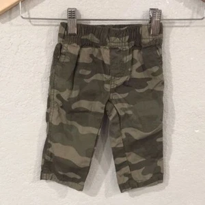 Carter's Baby Boy Sz 6M Camouflaged Pull On Pants 100% Cotton - Picture 1 of 7