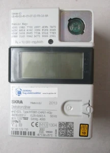 eHz Drehstromzähler aem 60 Amp. reg.  und geprüft, Rücklaufsperre RLS - Bild 1 von 3