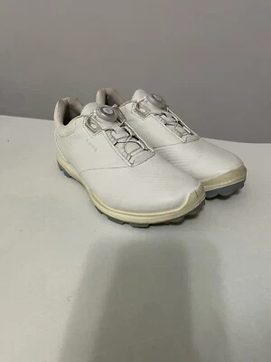 Ecco Biom Hybrid 3 Hydromax BOA Women White Leather Spikeless Golf Shoe Size 7.5 - Image 1 of 4