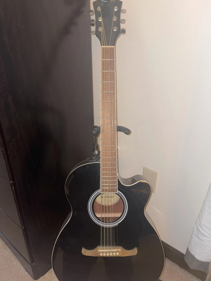 Guitarra eléctrica acústica Fender FA-135CE Concert negra Foto 1 de 3