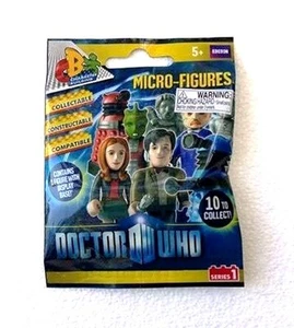NUEVO 3x BBC Ciencia Ficción DOCTOR WHO Serie 1 Coleccionable Micro Figura Bolso Ciego - Imagen 1 de 2