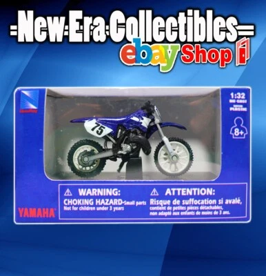 New Ray Yamaha YZ 125 White Rims 1:32 Scale DieCast New Ray Limited 2014 - Image 1 of 3