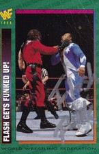 Flash Funk 2 Cold Scorpio Signed 1998 WWF Pro Wrestling Magazine Trading Card