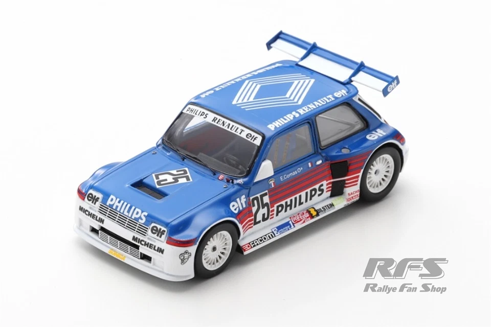Renault 5 Maxi Turbo Erik Comas Superproducción Campeón 1987 1:43 Spark SF 055