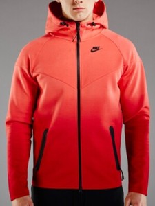 Nike Tech Fleece Red Activewear for Men 