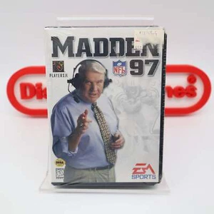 Sega Genesis JOHN MADDEN 97 1997 NFL FOOTBALL - NEW & Sealed w/ 3-Sided Seam! - Picture 1 of 10