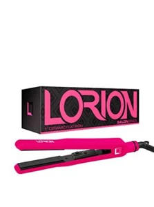 Lorion COLOR POP Professional Salon Grade 1" Diamond Flat Iron Hot Pink - Picture 1 of 1