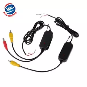 Wireless 2.4Ghz Car Video Camera Monitor Transmitter Receiver Cables 2in 1 DC12V - Picture 1 of 7