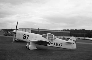 60X90MM ORIGINAL FLUGZEUG NEGATIV G-AEXF Percival Mew Gull #5365 - Bild 1 von 1