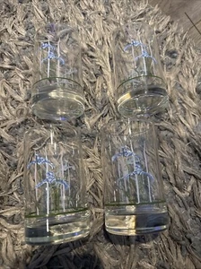 Corelle Compatibles Shadow Iris Set of 4 Juice Glasses 6 Ounce Corning Glass - Picture 1 of 4