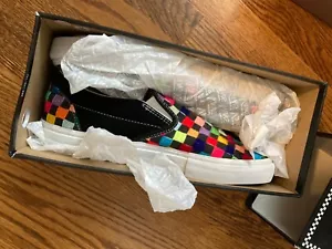 Very rare sample Vans Classic Slip On LX Huichol Sneakers sz 9.5 - Picture 1 of 7