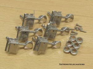 Sintonizadores vintage usados años 60 Stratocaster reliquia envejecida Strat tele níquel - Imagen 1 de 1