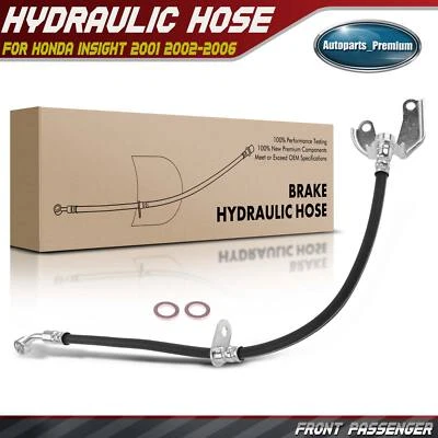 Front Right Brake Hydraulic Hose for Honda Insight 2001 2002 2003 2004 2005 2006 - Image 1 of 4