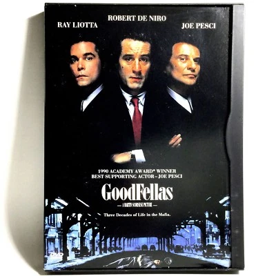 Goodfellas (DVD, 1990, Widescreen)    Ray Liotta   Joe Pesci    Robert DeNiro Foto 1 de 3