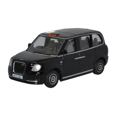 Oxford 76TX5001 Levc Elettrico Taxi Nero 1/76 Scala 00 Gauge Tacked48 Post - Immagine 1 di 4