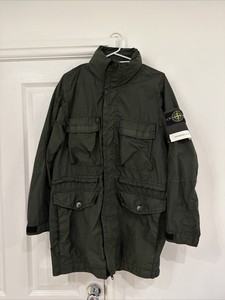 Stone Island Green Coats, Jackets 