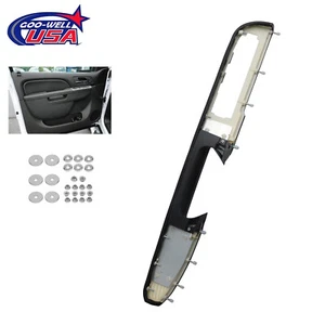 Black Front Driver Side Door Armrest Repair for 2010-2014 Tahoe Silverado - Picture 1 of 13