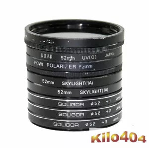 8x Filter 52mm ✯ Hoya ✯ Rowi ✯ Soligor ✯ Pol ✯ UV ✯ Close Up ✯ Sky - Bild 1 von 3