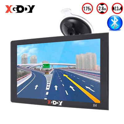 XGODY Bluetooth Navigationsgerät Navi für PKW LKW BUS Wohnmobil 9 Zoll Display - Bild 1 von 4