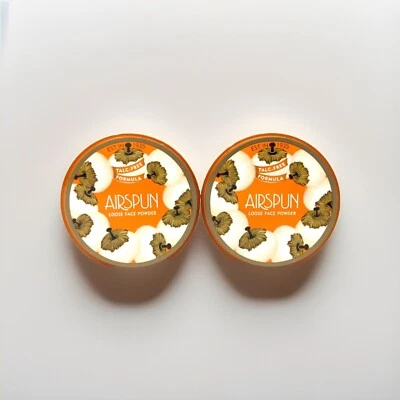 (2) Coty Airspun Loose Face Powder 1.2 oz Each Sealed Natural - Image 1 of 3
