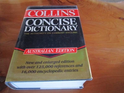 H/C BOOK COLLINS CONCISE DICTIONARY AUSTRALIAN EDITION 1995  * MUST SEE * - Image 1 of 3