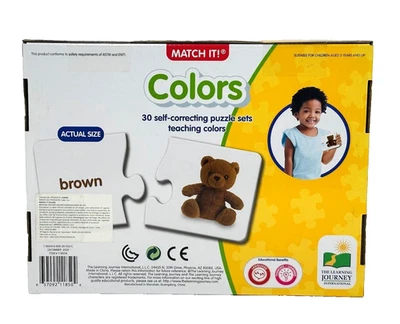 Match It! Colors – 30 Self-Correcting Puzzle Sets by The Learning Journey - Image 1 of 4