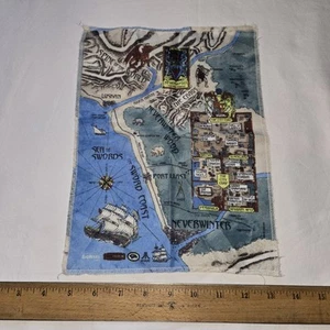 Neverwinter Nights fabric map BioWare Dungeons & Dragons Forgotten Realms PC - Picture 1 of 7