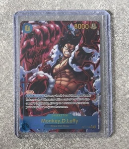 One Piece A Fist of Divine Speed Monkey.D.Luffy SEC Alt Art OP11-118 NM english - Bild 1 von 2