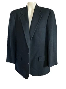Vintage Brooks Brothers Camel Hair Blazer 42R Black USA Union New Preppy Money - Picture 1 of 8