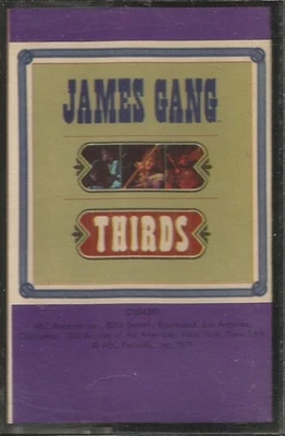 The James Gang "Thirds" 1971 Joe Walsh Tape Cassette USA ABC M 5721 C104361 Club - Image 1 of 4