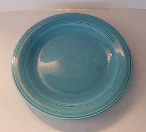 Vtg Vernonware Vernon Kilns, California Robins Egg Blue Serving Platter, Marked - Picture 1 of 3