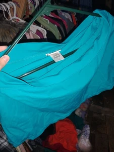 costume da bagno jaclyn smith taglia 10 nylon blu nuovo senza etichette skort l large - Foto 1 di 2