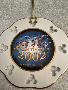 Disney World 2002 Decorazione Natalizia Bordo Smerlato Personaggi "Orecchie a Te" - Foto 1 di 5