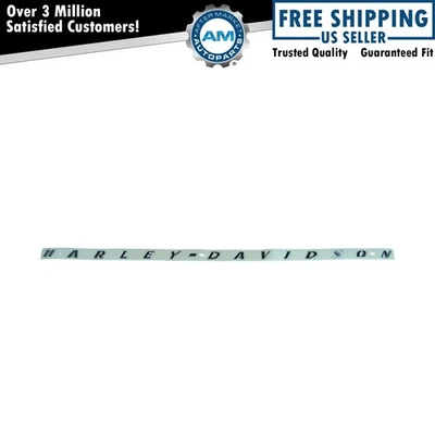 OEM Harley Davidson Emblem Letters Adhesive Bed Mount Chrome for Ford Pickup - Image 1 of 4